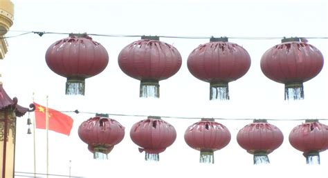Effort underway to replace iconic Chinatown red lanterns damaged in storm
